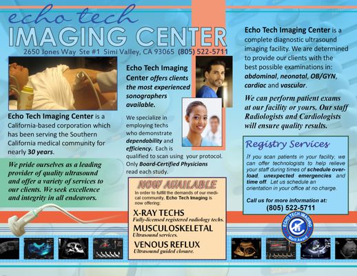 ECHO TECH IMAGING - Updated August 2025 - 19 Photos - 2650 Jones Way ...