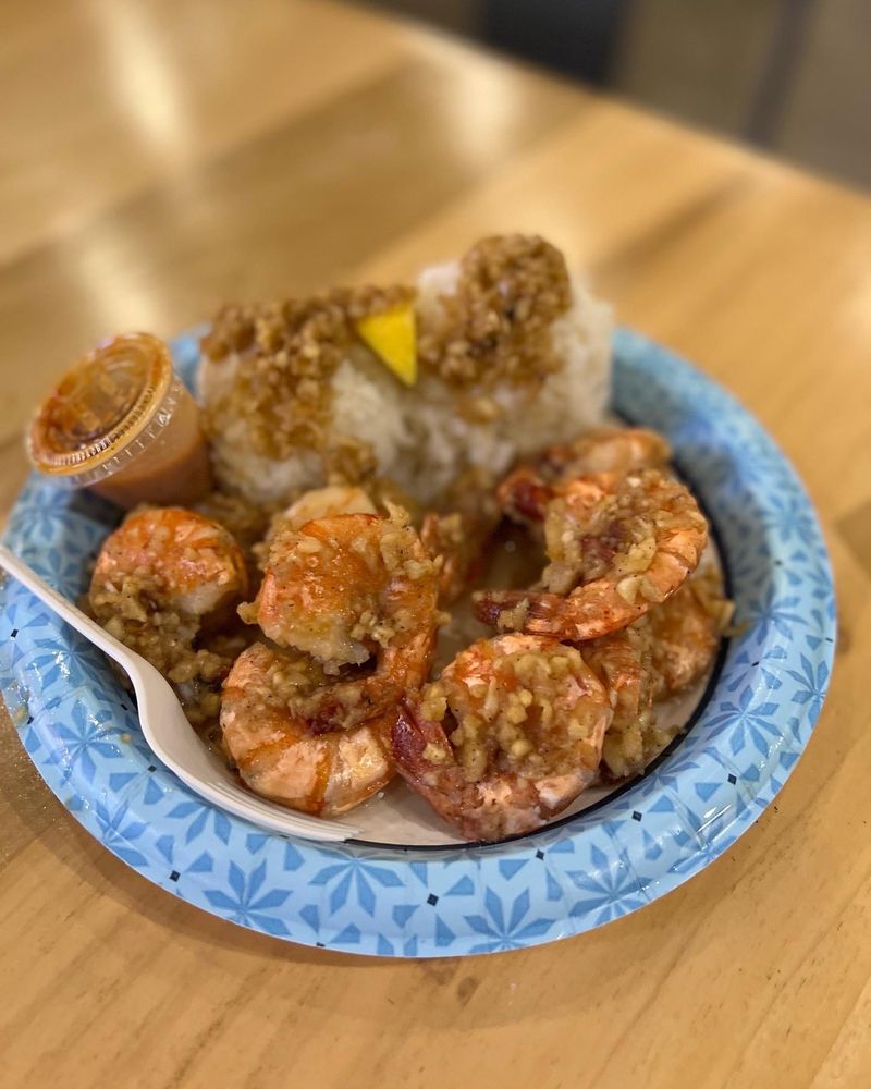 Food from Giovanni’s Shrimp