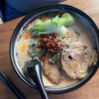 Wasabi West Des Moines - Tonkotsu Pork Ramen (spicy) - Sushi Bars Near Me - West Des Moines, Iowa Wasabi West Des Moines - Tonkotsu Pork Ramen (spicy) - Sushi Bars Near Me - West Des Moines, Iowa