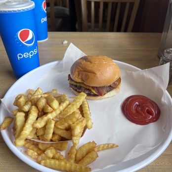 Burger Tex 7 - #2 Bacon Cheeseburger Combo. - Burgers Near Me - Houston, Texas