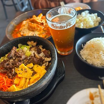 Bonchon Convoy - Bibimbap + Tteokbokki + Water Bottle - Chicken Wings Near Me - San Diego, California