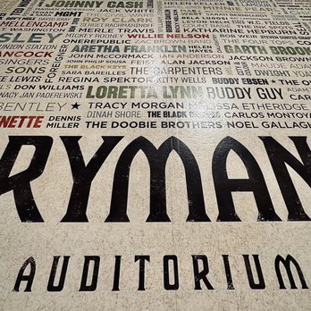 Ryman Auditorium - Photo by my friend  Lucas Noonan - Music Venues Near Me - Nashville, Tennessee
