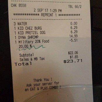 Dave & Buster's - They support the military! 20% off! - American Near Me - Albuquerque, New Mexico