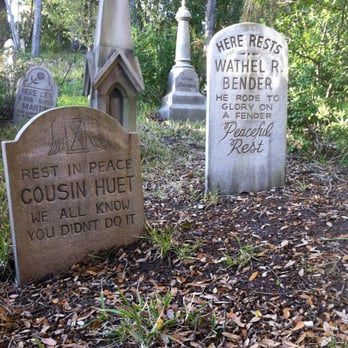 Haunted Mansion - More tombstones on the hill - Haunted Houses Near Me - Orlando, Florida