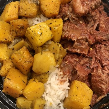 Bushfire Kitchen - Temecula - Brisket bowl with Roasted Squash (gf) (ve) and basmati rice - Gluten-Free Near Me - Temecula, California