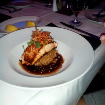 Ocean Prime - Teriyaki salmon w/ sticky rice - Seafood Near Me - Dallas, Texas Ocean Prime - Teriyaki salmon w/ sticky rice - Seafood Near Me - Dallas, Texas