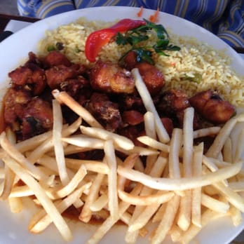 Portugal Express - Get the garlic chicken with yellow rice and fries!!! - Seafood Near Me - Elizabeth, New Jersey Portugal Express - Get the garlic chicken with yellow rice and fries!!! - Seafood Near Me - Elizabeth, New Jersey