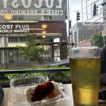 Locust Cider Market Place - Tons of seating and they share the same space as anchorage coffee - Cideries Near Me - Seattle, Washington