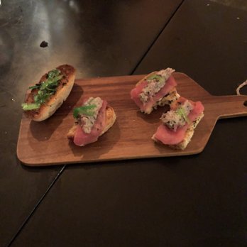 Honey Badger - He even made a vegan option of the tuna appetizer for our friend! - New American Near Me - Brooklyn, New York Honey Badger - He even made a vegan option of the tuna appetizer for our friend! - New American Near Me - Brooklyn, New York