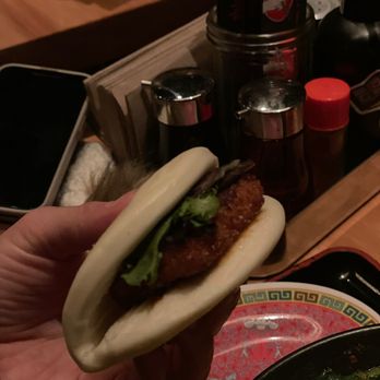 RAMEN-SAN - Crispy tofu mantou bun - Ramen Near Me - Chicago, Illinois