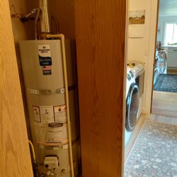 B & N Plumbing - Here's my $2665 water heater. Note the very simple access