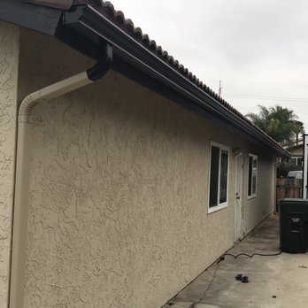First Choice Raingutters - Long side with two down spouts. - Gutter Services Near Me First Choice Raingutters - Long side with two down spouts. - Gutter Services Near Me