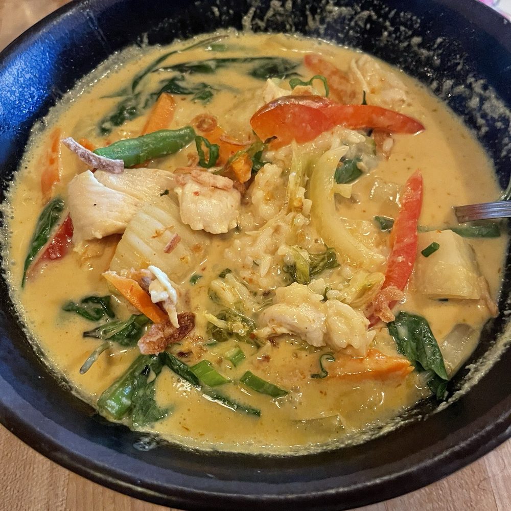 SEA Noodle Bar - Yellow curry add basil - Thai Near Me - Santa Rosa, California SEA Noodle Bar - Yellow curry add basil - Thai Near Me - Santa Rosa, California