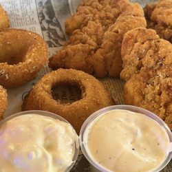 Hank's Sports Bar and Grill - Onion rings & chicken strips