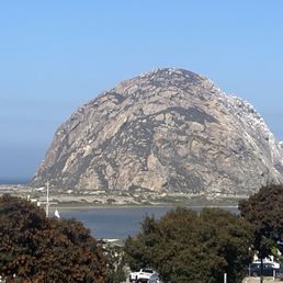 Morro rock from the roof top deck