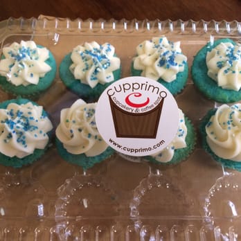 Cupprimo - Mini blue velvet cupcakes....the main reason my daughter had me stop in. - Coffee & Tea Near Me - Austin, Texas Cupprimo - Mini blue velvet cupcakes....the main reason my daughter had me stop in. - Coffee & Tea Near Me - Austin, Texas