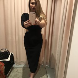 Bec + Bridge - One Shoulder Black Dress