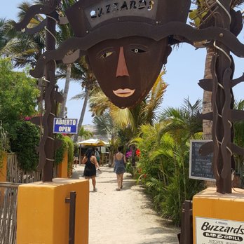 Buzzard's - Cool entrance to Buzzards - Seafood Near Me - El Encanto de la Laguna, BCS