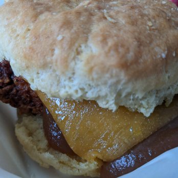 Pine State Biscuits - Chicken with Apple Butter - Breakfast & Brunch Near Me - Portland, Oregon Pine State Biscuits - Chicken with Apple Butter - Breakfast & Brunch Near Me - Portland, Oregon
