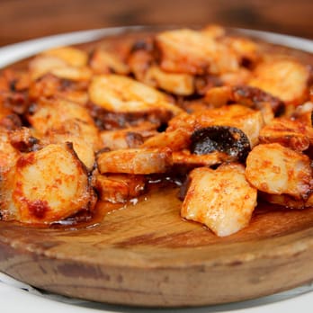 Costa Brava - Pulpo a la Gallega - octopus with olive oil & spicy paprika - Tapas Bars Near Me - San Diego, California Costa Brava - Pulpo a la Gallega - octopus with olive oil & spicy paprika - Tapas Bars Near Me - San Diego, California