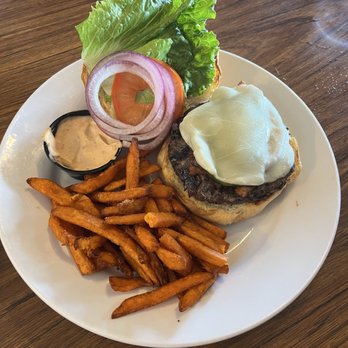 Sisters Saloon & Ranch Grill - Caballero Burger & Sweet Potato Fries - American Near Me - Sisters, Oregon Sisters Saloon & Ranch Grill - Caballero Burger & Sweet Potato Fries - American Near Me - Sisters, Oregon