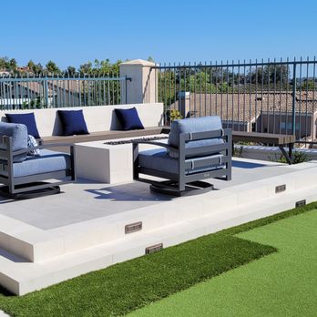 Scancelli Landscapes - a patio with artificial turf - Landscaping Near Me Scancelli Landscapes - a patio with artificial turf - Landscaping Near Me