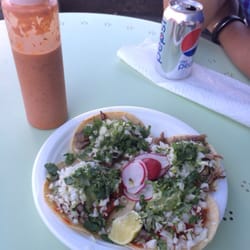 Pastorcillos Tacos - Beef, spicy pork tacos