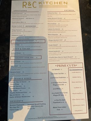 Menu photo 1 R & C Kitchen Atlanta, GA Menu photo 1 R & C Kitchen Atlanta, GA
