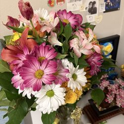 Mixed Bouquet with tulips.