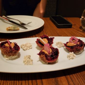 Indian Accent - Beetroot chaat - Indian Near Me - New York, New York Indian Accent - Beetroot chaat - Indian Near Me - New York, New York