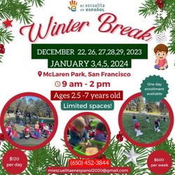 Mi Escuelita en Español - Winter Camp 2023!