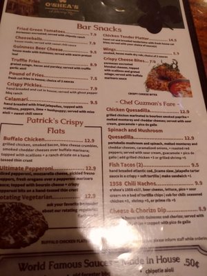 Menu photo 4 Patrick O’Shea’s Louisville, KY Menu photo 4 Patrick O’Shea’s Louisville, KY