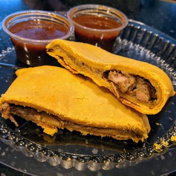 Dat Fire Jerk Chicken - Jerk Chicken Patty. $2.75. - Caribbean Near Me - Atlanta, Georgia