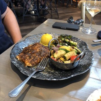 Hook & Barrel - Fish cooked to order with a side of brussels sprouts and mixed veggies - Seafood Near Me - Myrtle Beach, South Carolina