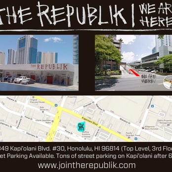 The Republik - parking info - Music Venues Near Me - Honolulu, Hawaii The Republik - parking info - Music Venues Near Me - Honolulu, Hawaii