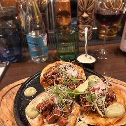 The Los Bananeros tacos.