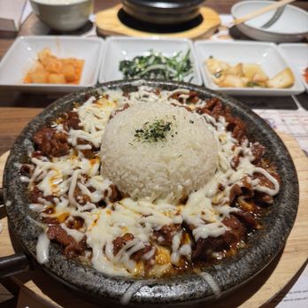 JinCook - Spicy Pork hot stone - Korean Near Me - Los Angeles, California