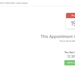 She deleted my appt in Vagaro- So I would not be able to leave a review in the platform.