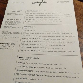 Wayla - Thai Near Me - New York, New York
