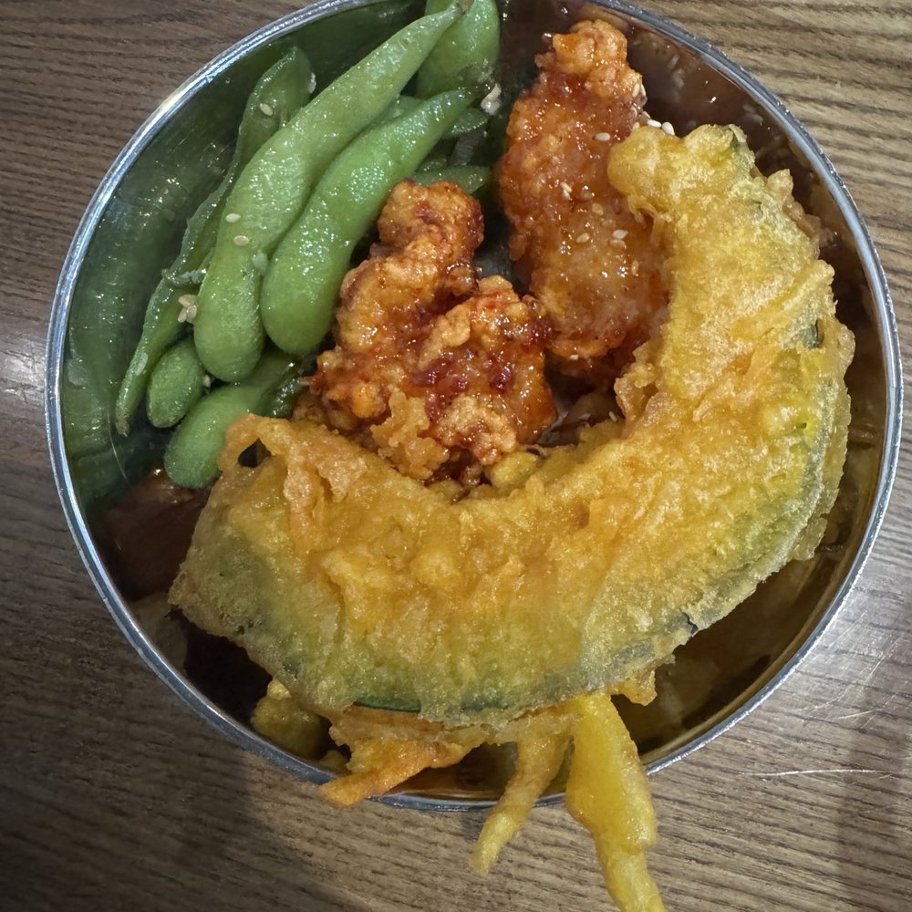 All That Shabu - Hot bar selections: edamame, Korean fried chicken, tempura - Hot Pot Near Me - Irvine, California