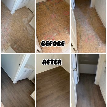 Herencia Flooring - Upgraded subfloor to elegant, dark wood-look flooring for a high-end transformation. - Flooring Near Me Herencia Flooring - Upgraded subfloor to elegant, dark wood-look flooring for a high-end transformation. - Flooring Near Me