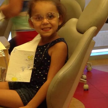 Blooming Smiles - Lilly ready for her cleaning - Orthodontists Near Me - Northridge, California