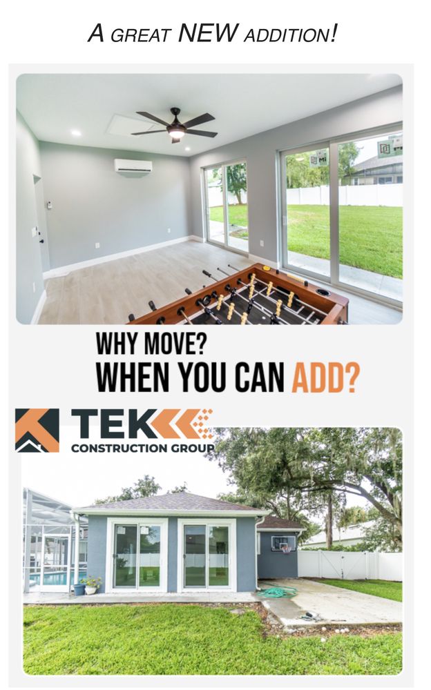 Slide of TEK Construction group