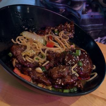 Jungle Bird - Mongolian Beef Lo Mein - Tiki Bars Near Me - Cape Coral, Florida