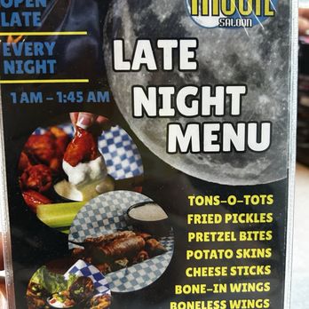 The Moon Saloon - Late Night Menu - Sports Bars Near Me - Peoria, Arizona The Moon Saloon - Late Night Menu - Sports Bars Near Me - Peoria, Arizona