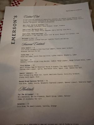 Menu photo 3 Emerson's Pittsburgh, PA