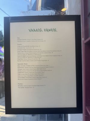 Menu photo 2 Vamos. Vamos Santa Monica, CA