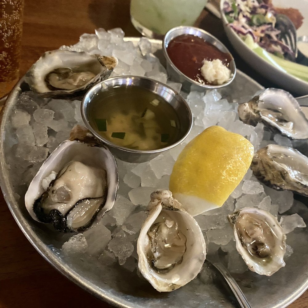 FishBar - Oyster hour on Happy hour menu 2-6 $1.50 each - Seafood Near Me - Manhattan Beach, California FishBar - Oyster hour on Happy hour menu 2-6 $1.50 each - Seafood Near Me - Manhattan Beach, California