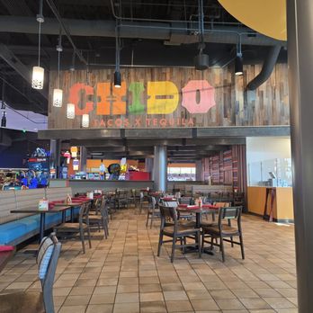 Chido Tacos X Tequila - Lots of tables at 4:30PM on a Friday - New Mexican Cuisine Near Me - Oklahoma City, Oklahoma Chido Tacos X Tequila - Lots of tables at 4:30PM on a Friday - New Mexican Cuisine Near Me - Oklahoma City, Oklahoma