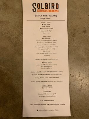 Menu photo 6 Solbird Kitchen & Tap Fort Wayne, IN